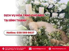 Dịch vụ hỏa táng chó mèo tại Bình Thạnh