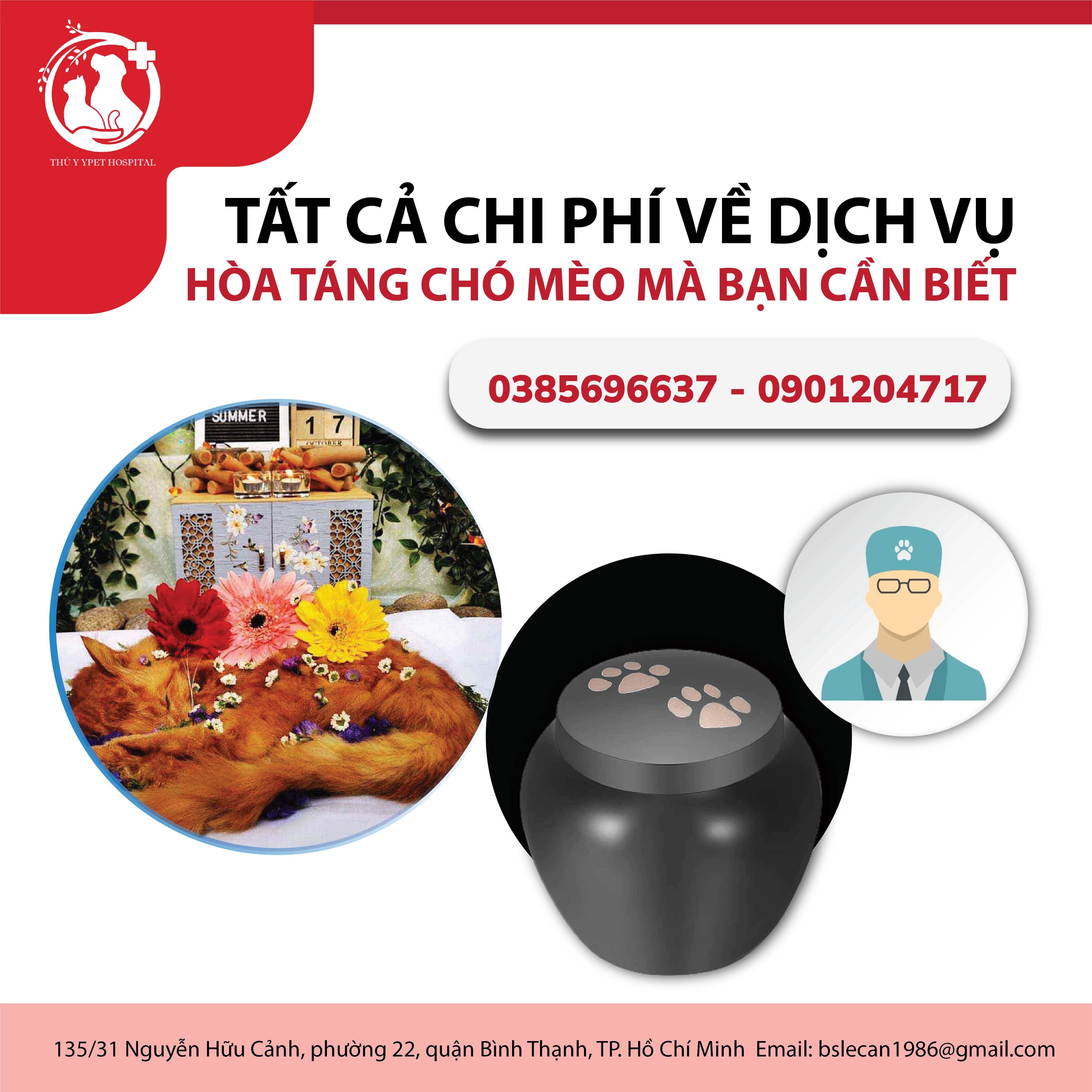 Tất cả chi phí về dịch vụ hỏa táng chó mèo mà bạn cần biết